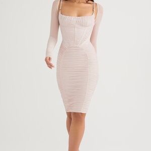 House of CB FREYJA - Crystal Gathered Corset Dress - Small